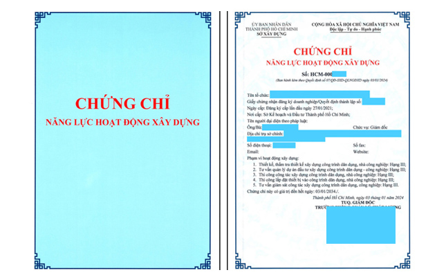 Thủ Tục Xin Cấp Chứng Chỉ Năng Lực Xây Dựng Hạng Iii
