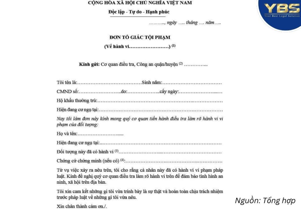 Cần Lưu Ý Những Yếu Tố Nào Khi Soạn Thảo Đơn Tố Giác Tội Phạm Để Được Cơ Quan Điều Tra Tiếp Nhận Giải Quyết?