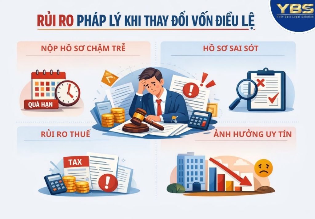 Thay đổi Vốn điều Lệ Công Ty: Thủ Tục, Hồ Sơ Và Rủi Ro Pháp Lý